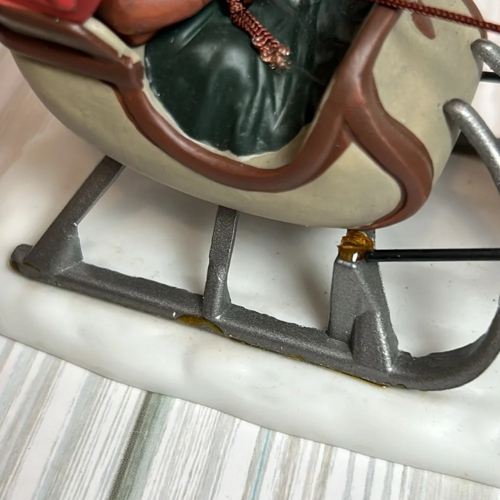 Department 56 One Horse Open Sleigh‎ Heritage Village Accessory Horse Carriage